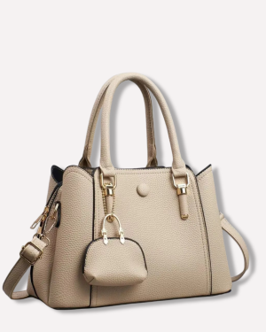 Textured Leather Patchwork Tote Cross Bag